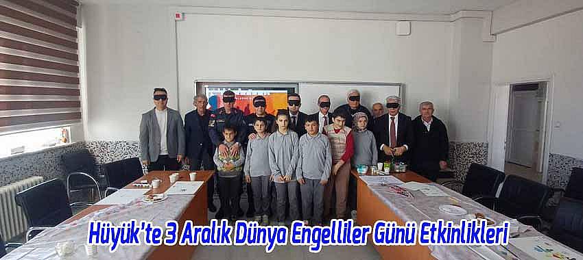 Hüyük’te 3 Aralık Dünya Engelliler Günü Etkinlikleri