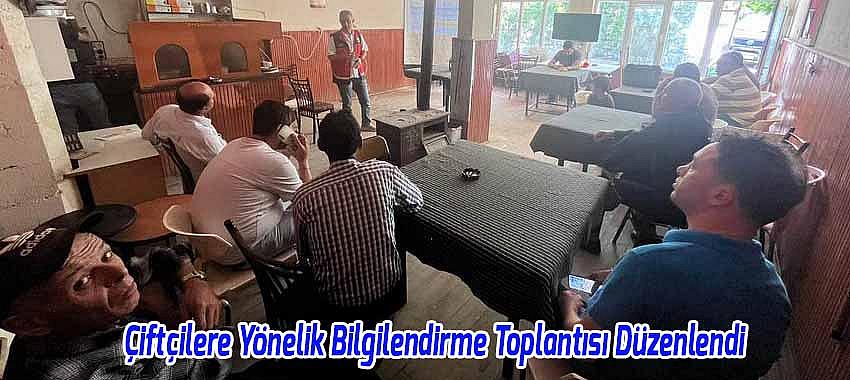 Damlapınar Mahallesi’nde Çiftçilere Yönelik Bilgilendirme Toplantısı Düzenlendi