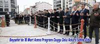 Beyşehir’de 18 Mart Anma Programı Duygu Dolu Anlara Sahne Oldu