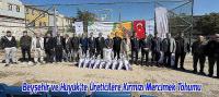Beyşehir ve Hüyük’te Üreticilere Yüzde 75 Hibeli Kırmızı Mercimek Tohumu Desteği