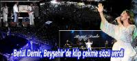 Göl Festivalinde konser veren Betül Demir, Beyşehir’de de klip çekme sözü verdi
