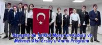 Beyşehir’de İstiklal Marşı’nın Kabulü ve Mehmet Akif Ersoy’u Anma Programı 