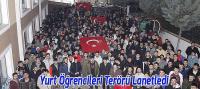 Beyşehir'de Yurt Öğrencileri Terörü Lanetledi