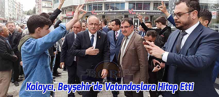 MHP Genel Başkan Yardımcısı Kalaycı, Beyşehir'de Vatandaşlara Hitap Etti