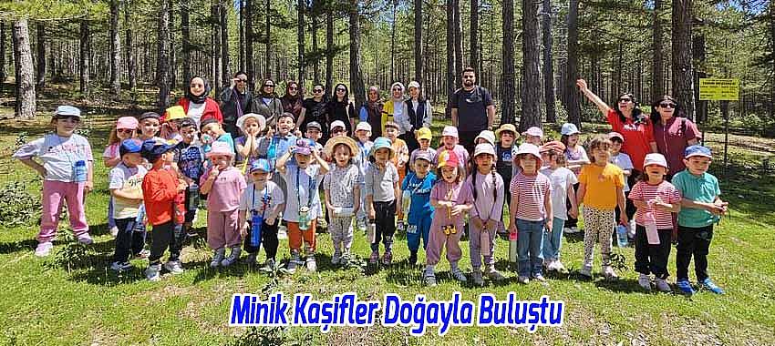 Beyşehir'de Minik Kaşifler Doğayla Buluştu