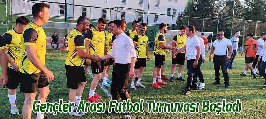 Beyşehir'de Gençler Arası Futbol Turnuvası Başladı