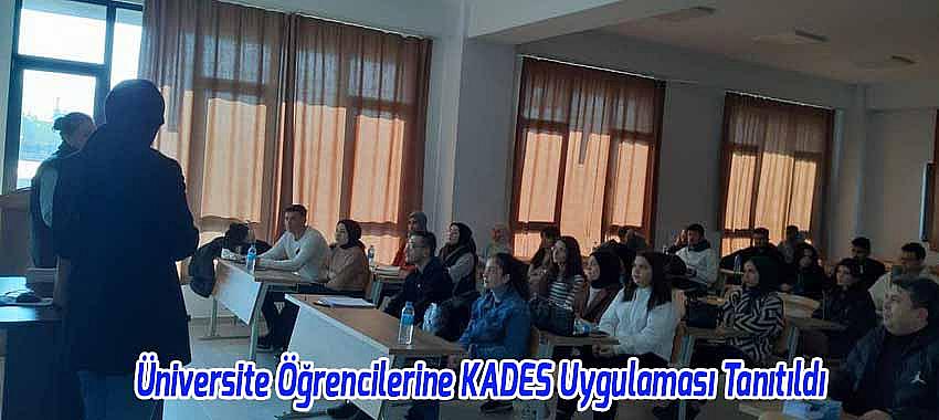 Beyşehir'de Üniversite Öğrencilerine KADES Uygulaması Tanıtıldı
