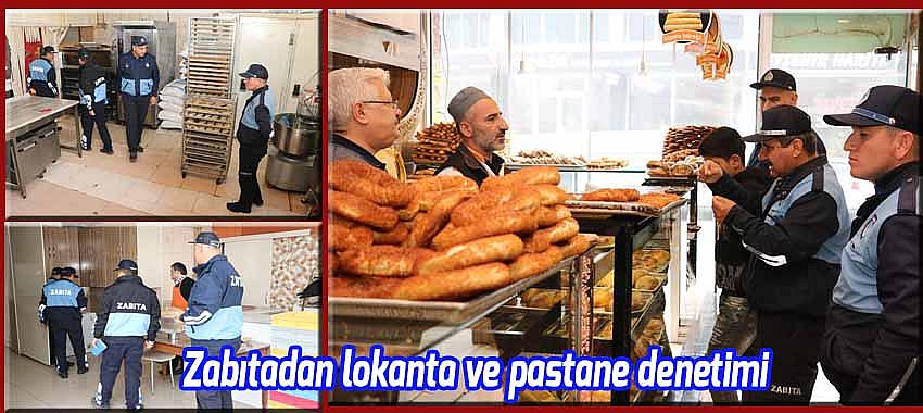 Beyşehir’de zabıtadan lokanta ve pastane denetimi