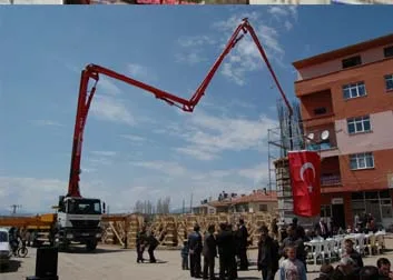 Caminin temeli törenle atıldı 