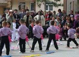 Anaokulu öğrencilerinin bayram coşkusu