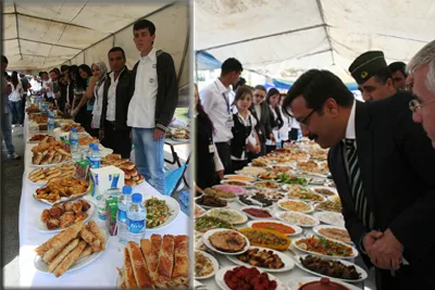700 çeşit yemek görücüye çıktı