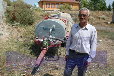 Yangına karşı su tanklı önlem