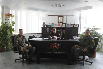 Jandarma Komutanından Başkana ziyaret