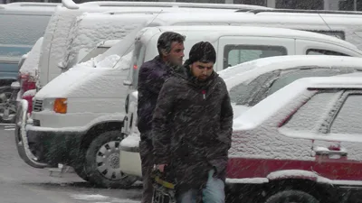 Beyşehir buz kesti