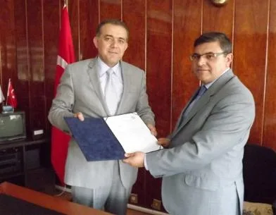 Kardeş üniversite belgeleri geldi