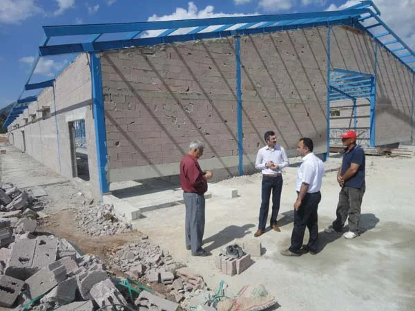 Kaymakam Ateş Çamlıkta incelemelerde bulundu 