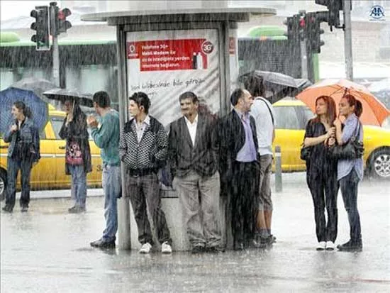 Sıcaklara rahmet  molası