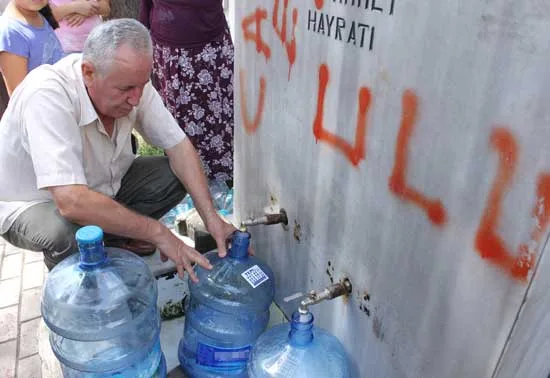 Vatandaşlar kaynak sularına yöneldi 