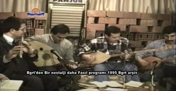 Bgrt'den bir nostalji daha Fasıl programı 1994 Bgrt Tv arşiv