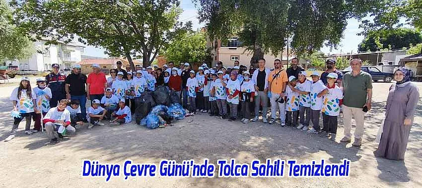 Dünya Çevre Günü’nde Tolca Sahili Temizlendi