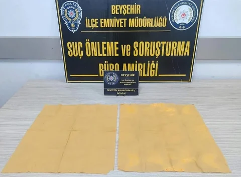 Beyşehir'de Tırın Teker Arkasında Şok Manzara: Peçeteye Emdirilmiş 3 Bin 200 Doz Bonzai Yakalandı!